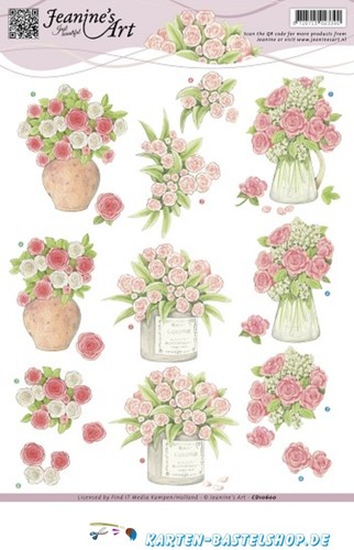 Bogen blumen - ✂, 3d-bogen