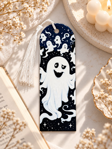 Druck lesezeichen halloween - lesezeichen,