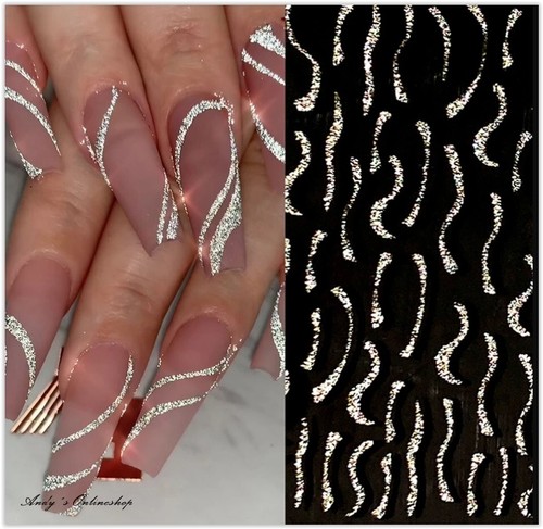 Nagel sticker nail art - 3d,