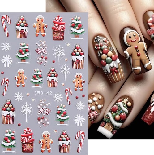 Nagel sticker nail art - 3d,