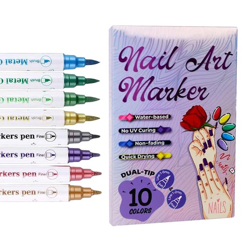 Farben nagellack stift - 10, 3d