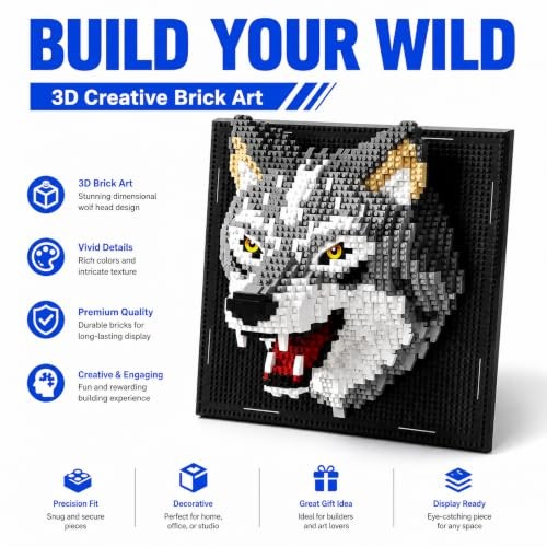 Art wolf bausteine bausatz - bausteine,