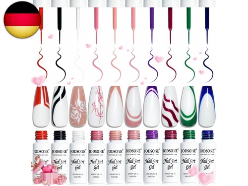 Jodsone 10pcs nail art gel - art,