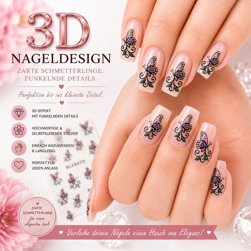 Ble847d nail art sticker - ble847d,