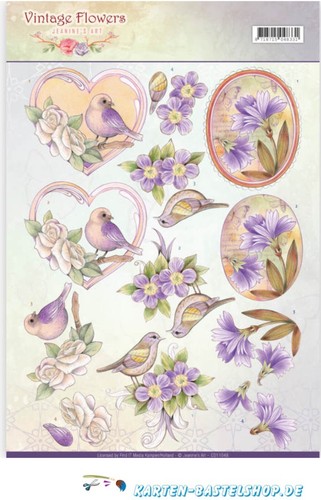 Bogen vintage flowers - 3d-bogen,