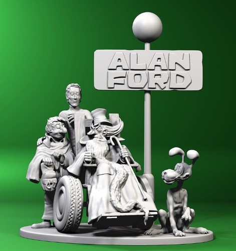 Fan art action figuren alan - figuren, 3d