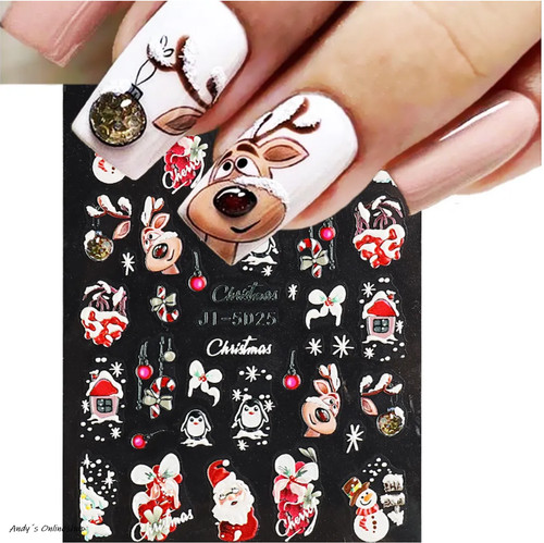 Nagel sticker nail art - 3d,