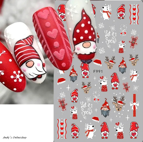 Nagel sticker nail art - 3d,