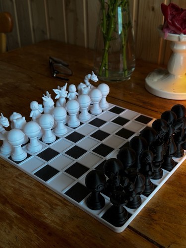 Pokémon schach set aus - set, 3d