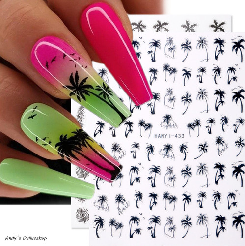 Nagel sticker nail art - 3d,