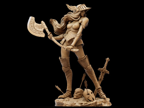 Valkyrie nsfw resin druck - resin, 3d