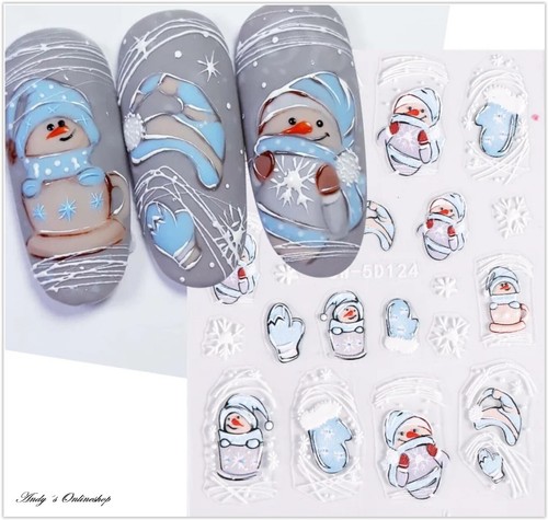 Nagel design nagelfolie - 3d, art