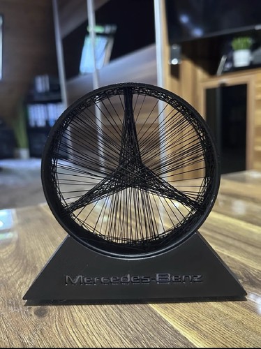 Mercedes benz string art logo - art,