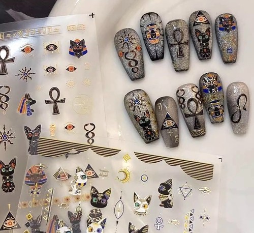 Nail art sticker ägyptisch - art,