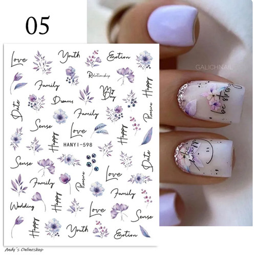 Nagel design nagelfolie - nagel, 3d