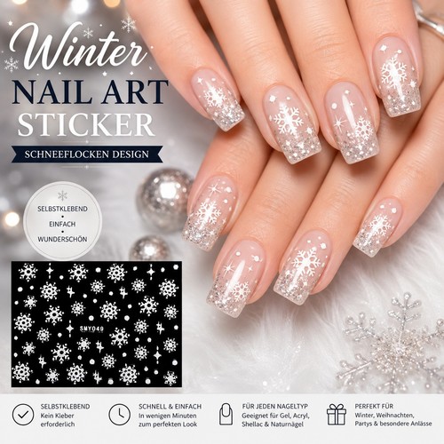 Nail art sticker - 3d,