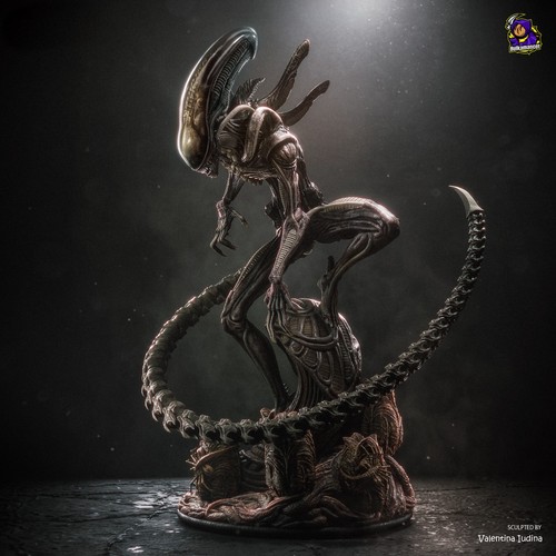 Xenomorph alien fan art - xenomorph-,