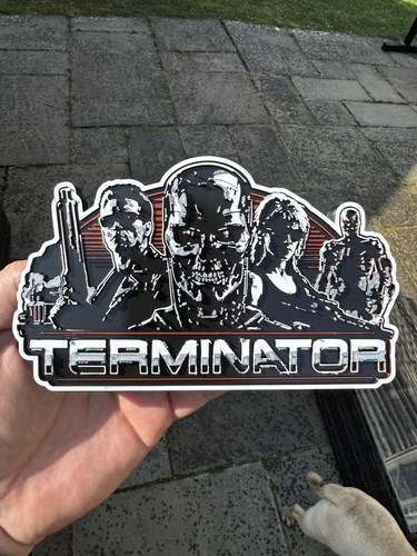 Terminator schicht wandbild - terminator, 3d